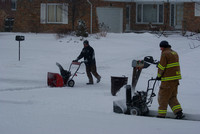 Home Snowblowing neighbors 1-2-14